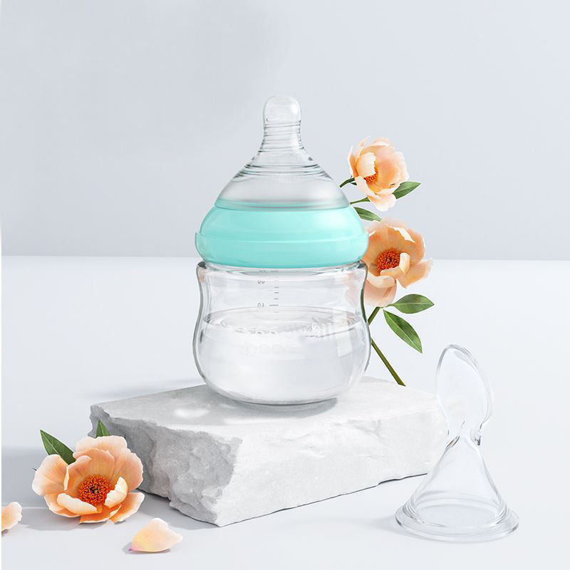 Kinderly Silicone Baby Feeding Spoon Bottle – BPA-Free Anti-Spill