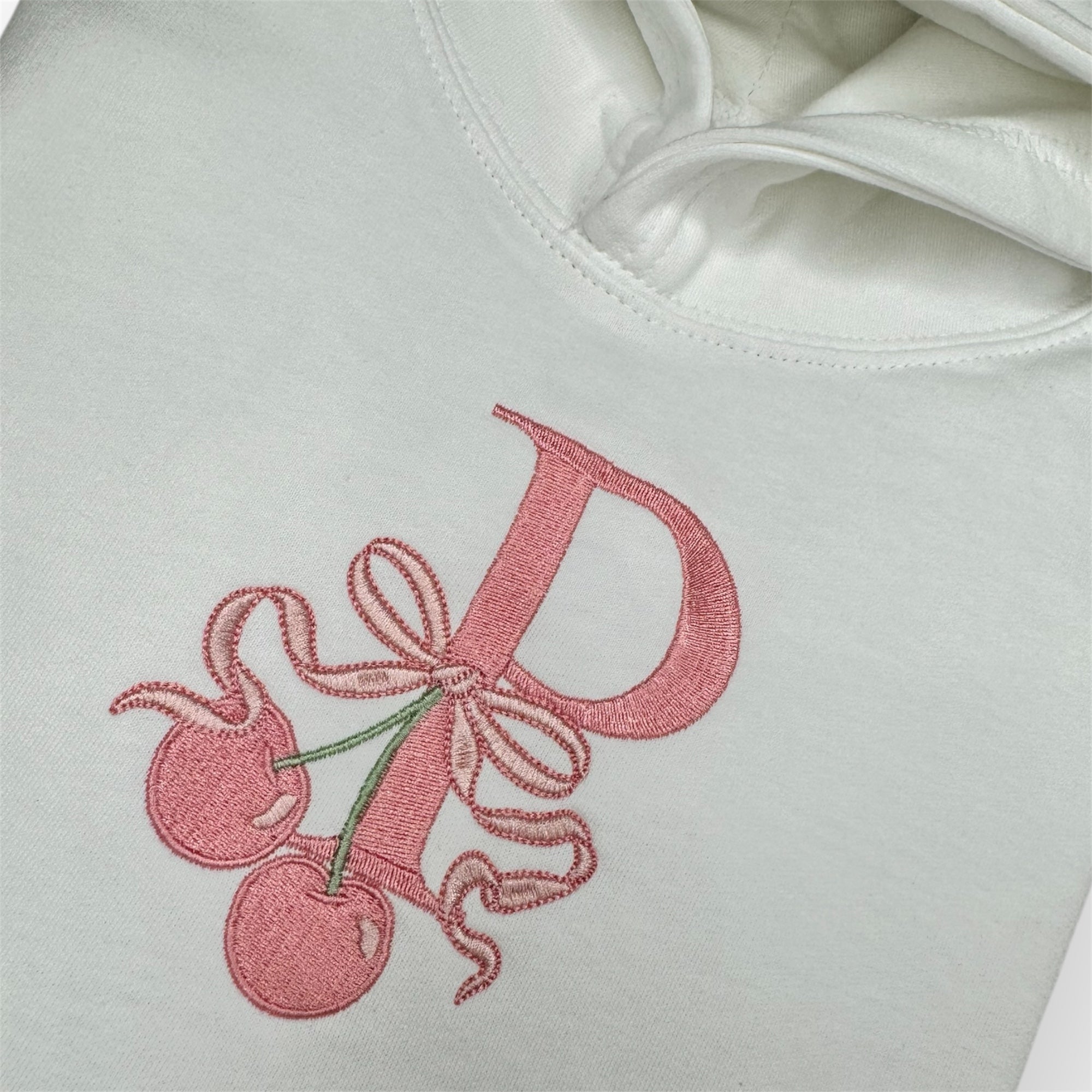 Children’s Initial Cherry Hoodie