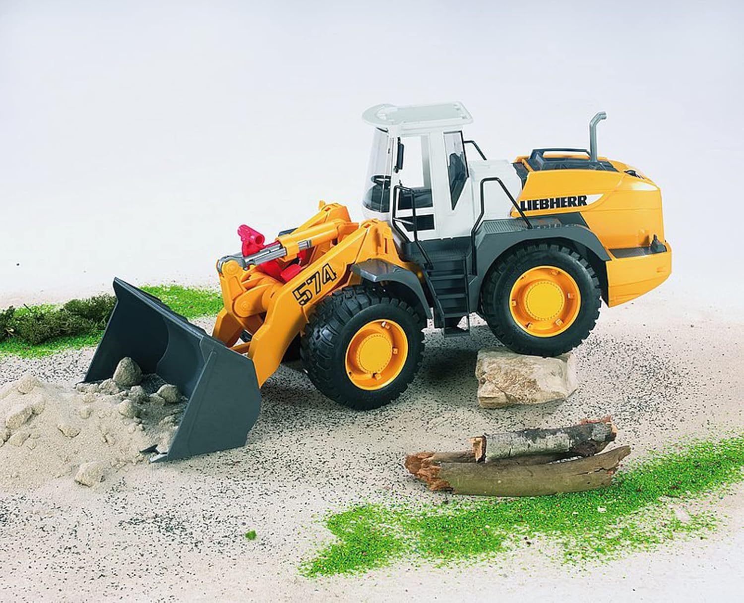 Bruder Liebherr Articulated Toy Road Loader L574, Scale 1:16