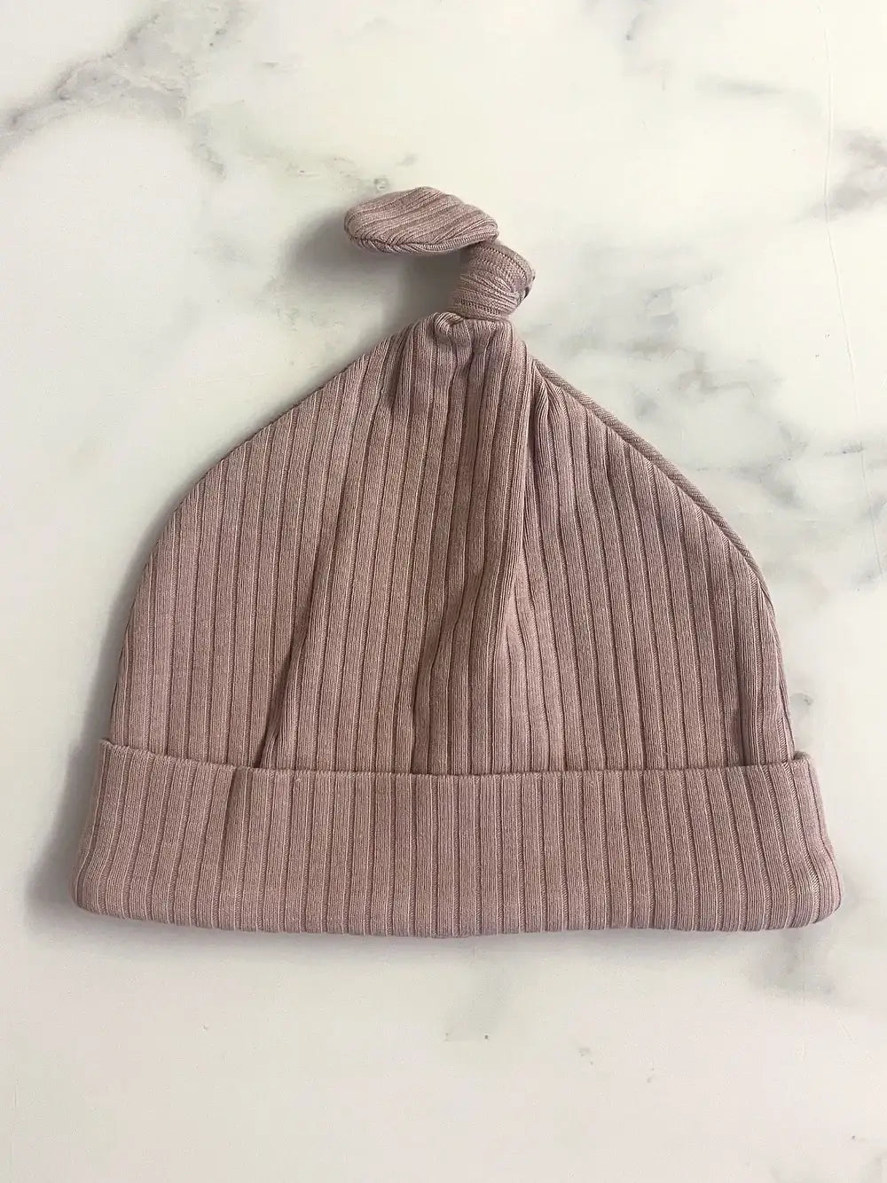 Baby Ribbed Hats: Clay / Newborn