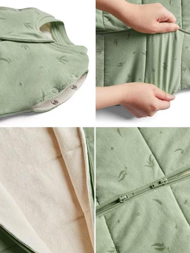 ergoPouch - Organic All Year Cocoon Swaddle Sleeping Bag - Oatmeal 1.0 TOG
