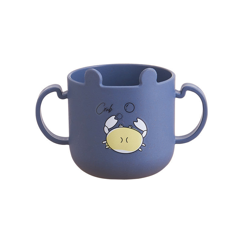 Kraby 6-Piece Crab-Shaped Baby Cutlery Set - BPA-Free Toddler Plate