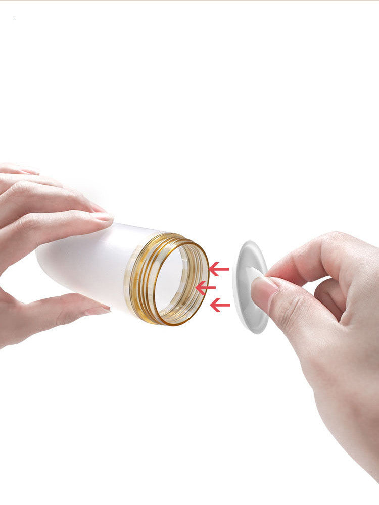 BabyCharm BPA-Free Silicone Baby Feeding Bottle with Spoon Feeder