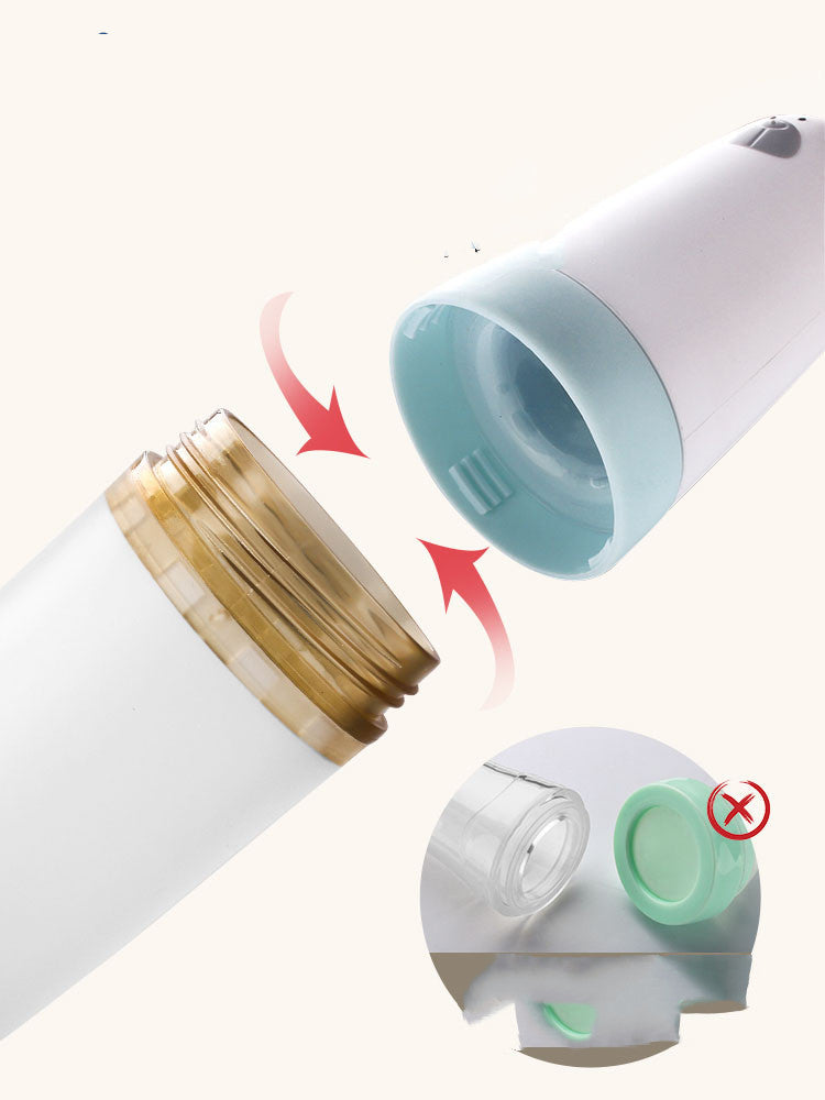 BabyCharm BPA-Free Silicone Baby Feeding Bottle with Spoon Feeder