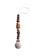 Chewies&more - Silicone Pacifier Teething Clip - Bear - Navaho Cream