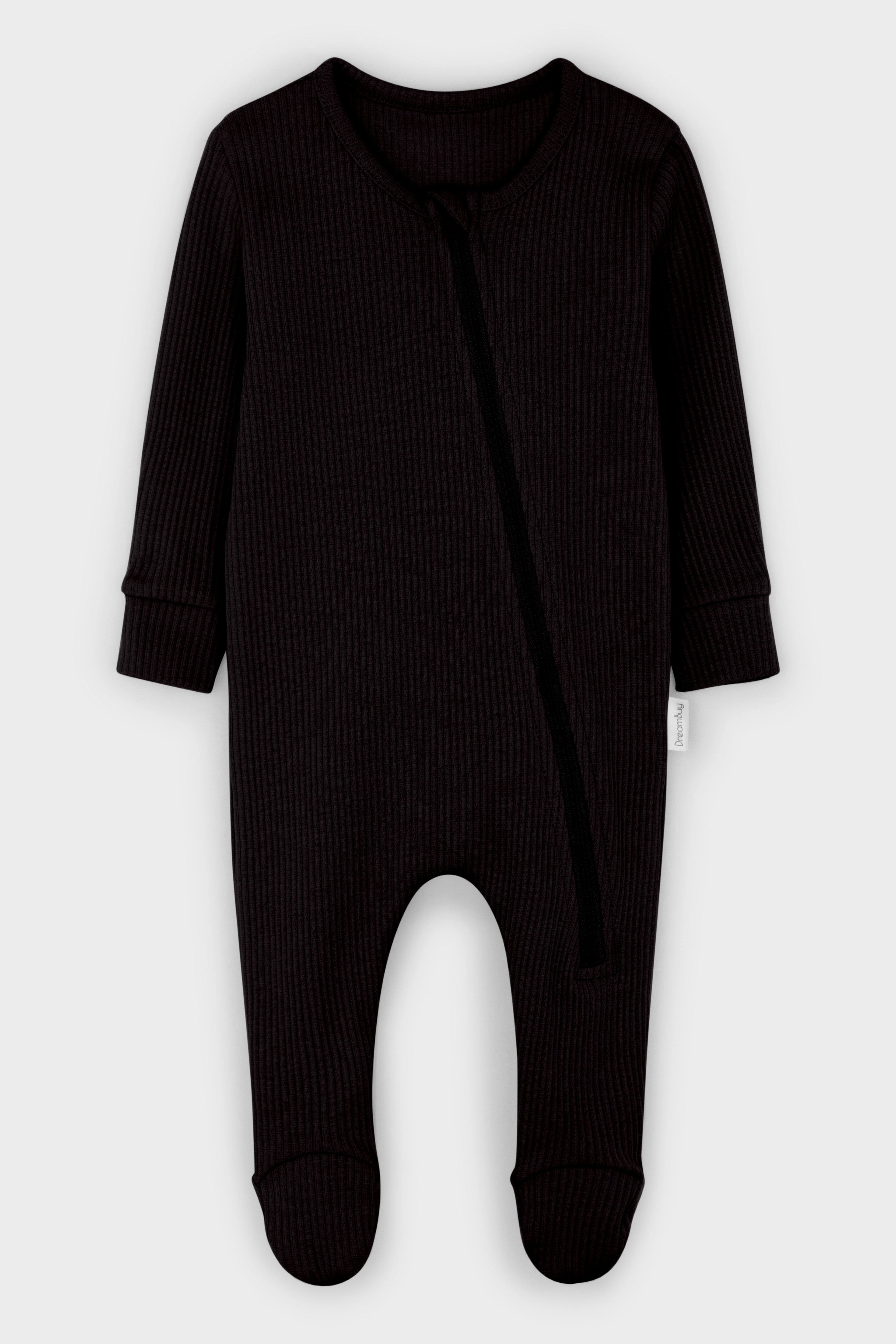 Black Zip Sleepsuit