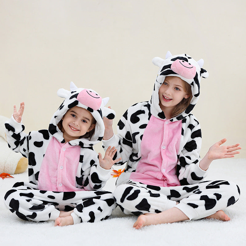 Cartoon Animal Onesies For Older Children Halloween Performance Costumes