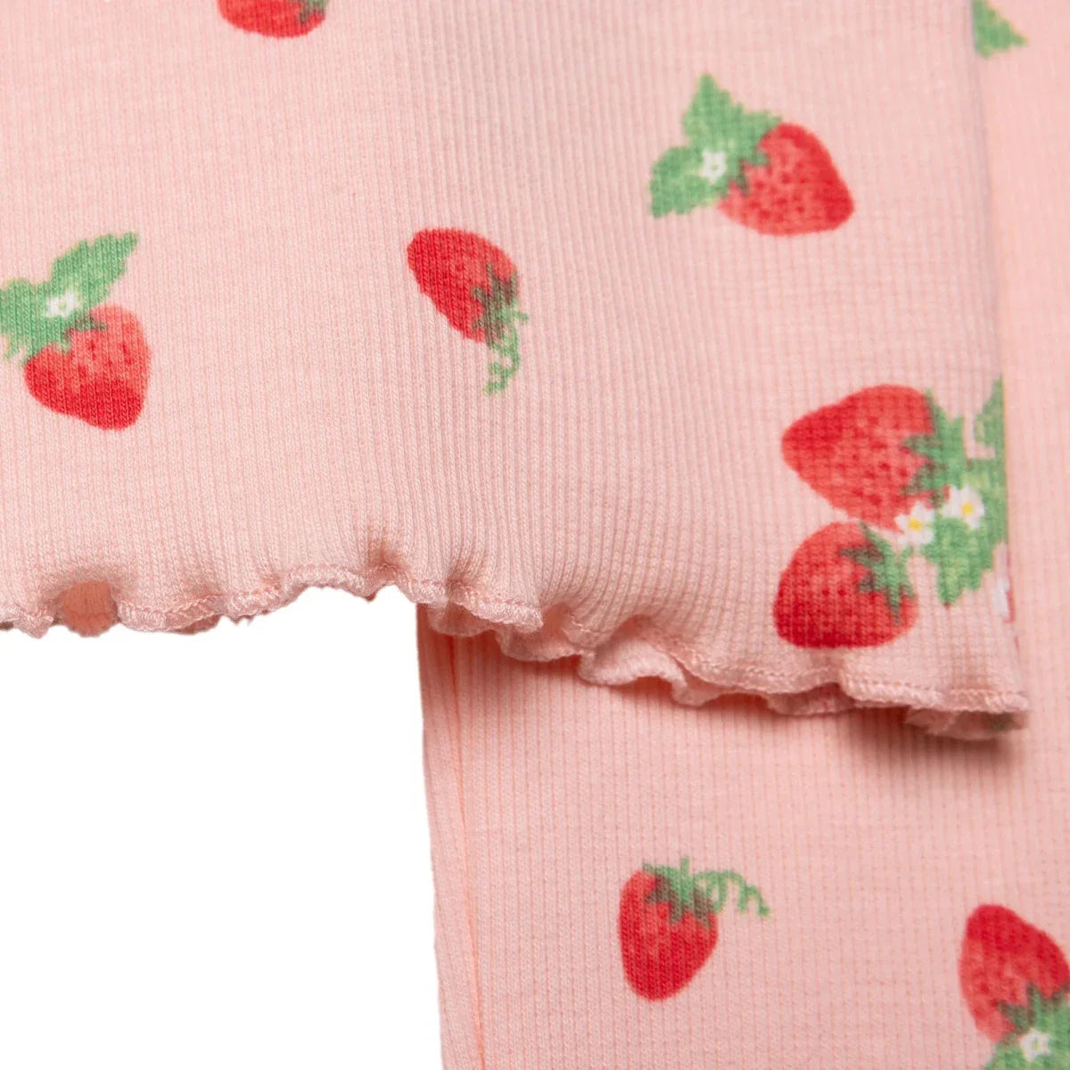 HelloBaby Girls Blouse & Leggings Set Cherry Print Berry Belle Crew Neck Full Length Short Sleeve - Pink Printed