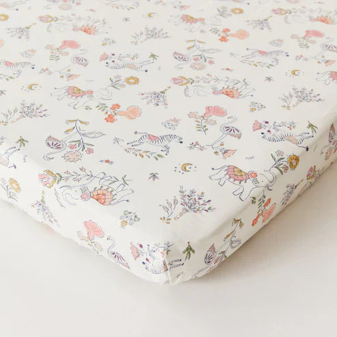 Kabode - Organic Cot Fitted Sheet - Boho