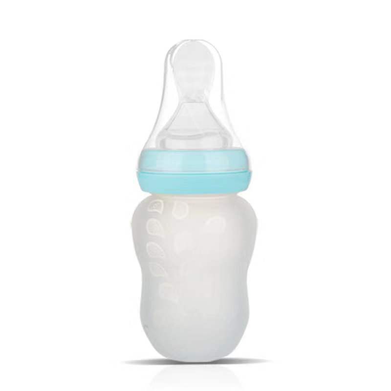 Silicone Baby Spoon Bottle – Wide-Caliber Mess-Free Feeder