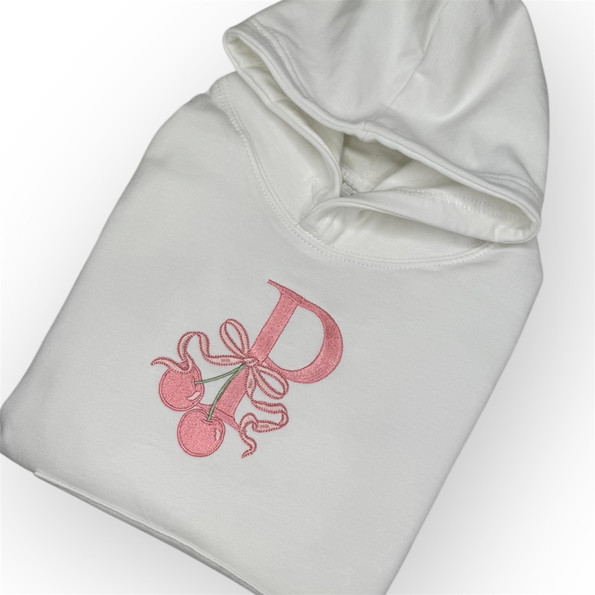 Children’s Initial Cherry Hoodie