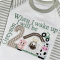 Farm Animals Appliqué Birthday Pjyamas