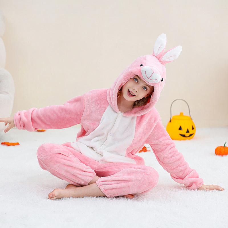 Cartoon Animal Onesies For Older Children Halloween Performance Costumes
