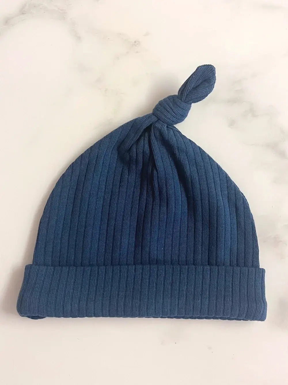 Baby Ribbed Hats: Steel / Newborn