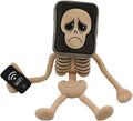 Brain Pot Hotspot Plush Toy - 16 inches Halloween Skeleton Decor from Italian Steal a Brainrot Series