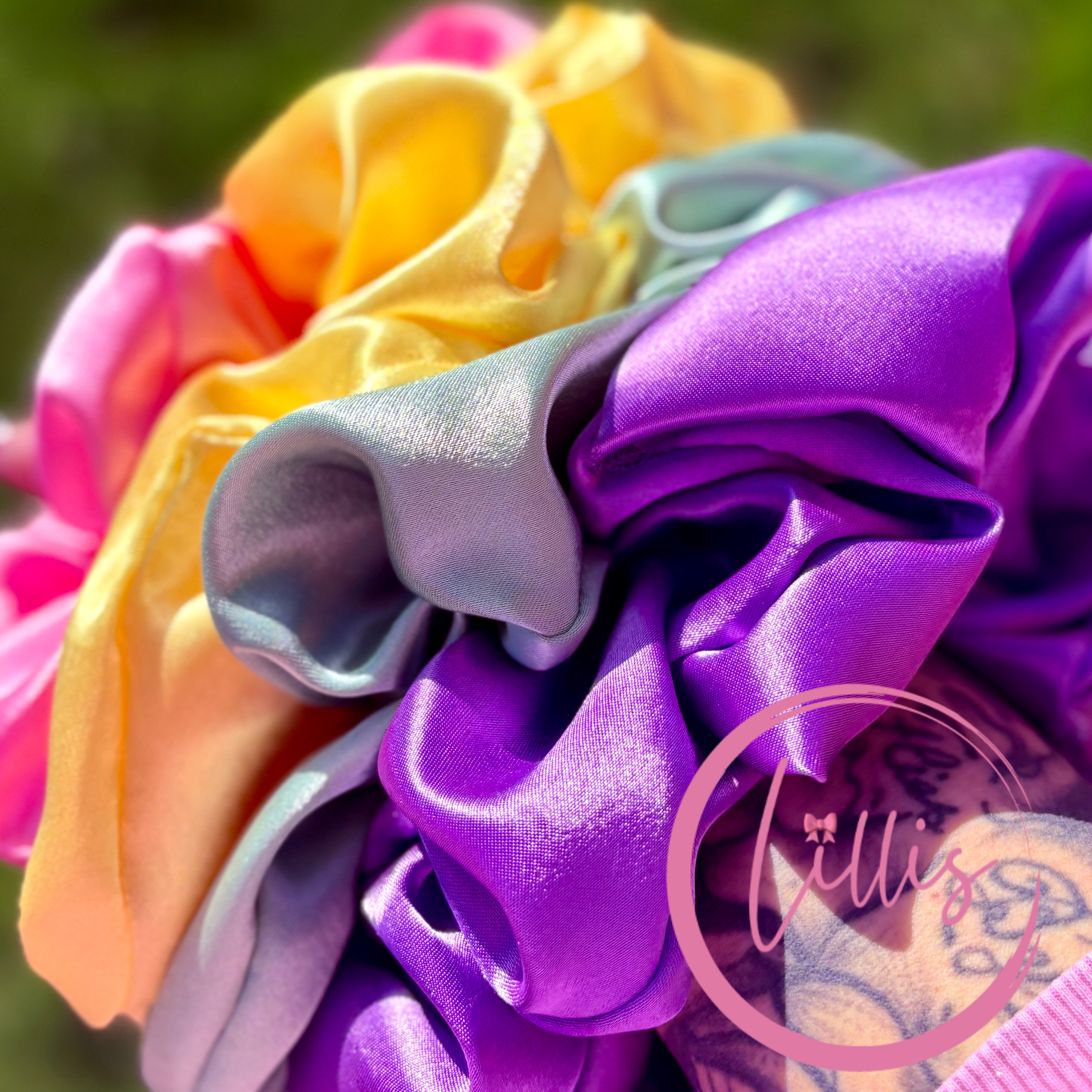 Lillis XXL Scrunchie Handmade Luxury Hair Accessory in Silky Satin
