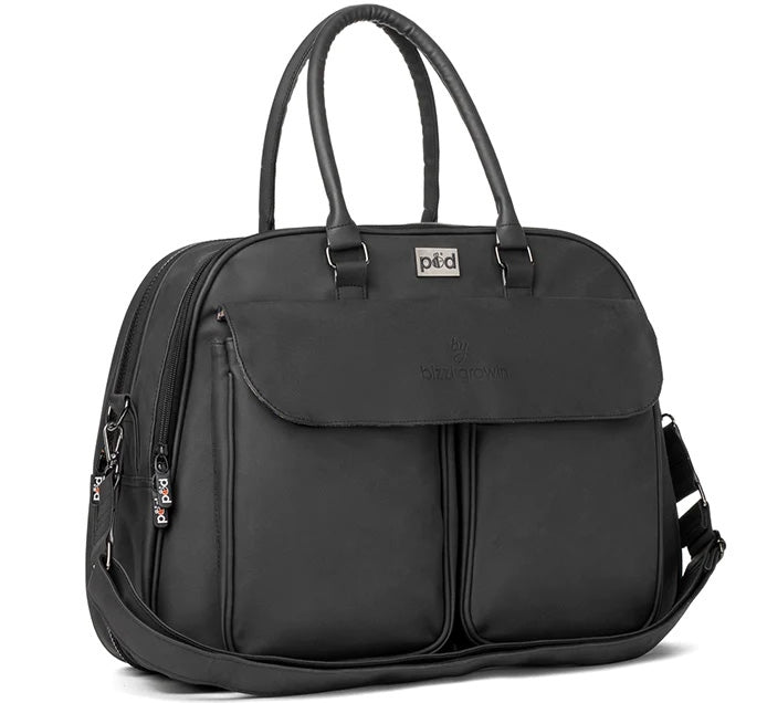 Bizzi Growin Baby Travel Crib Changing Bag POD ® - Vegan Leather