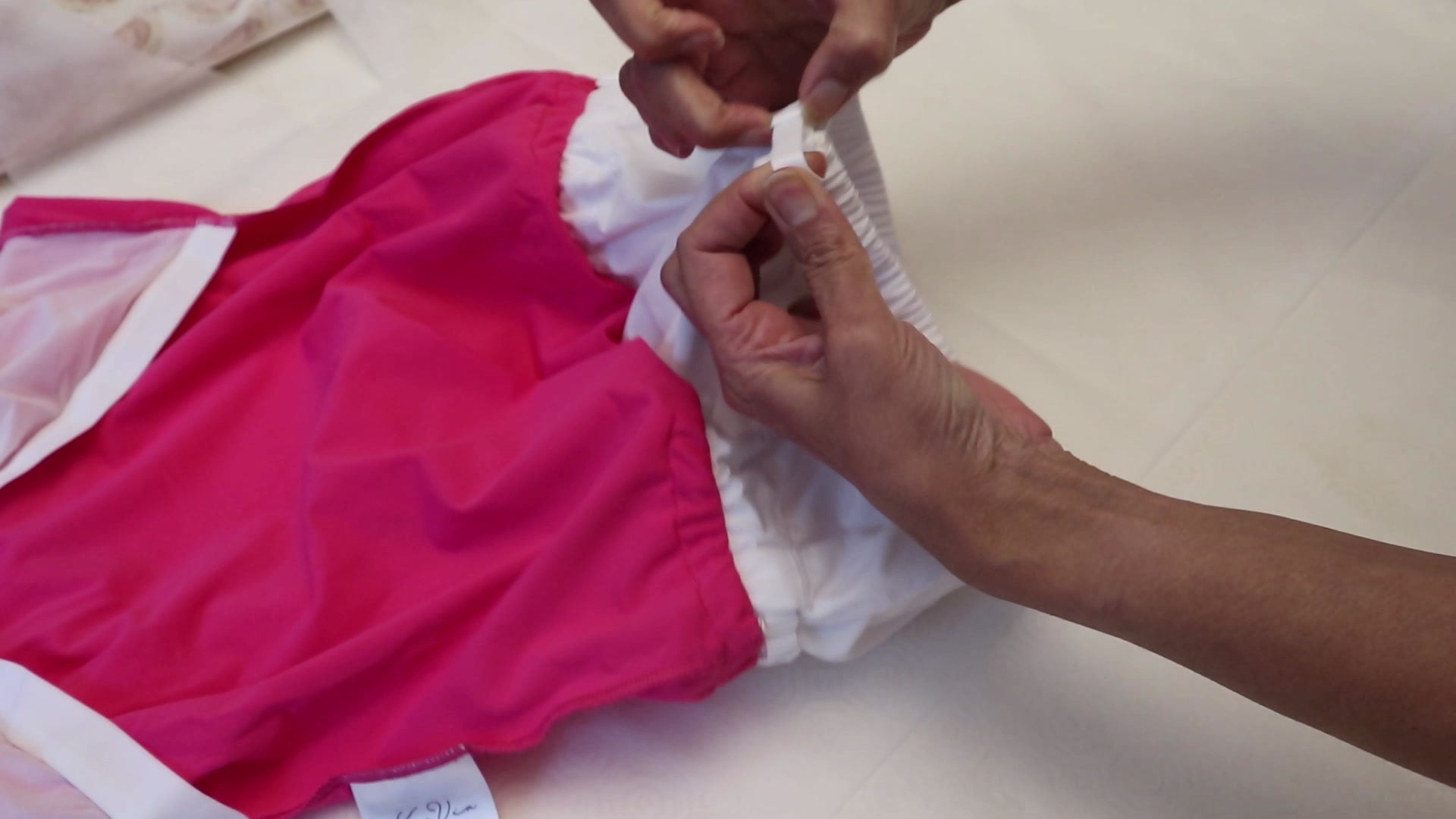 Girl's Halterneck Swimsuit in Pretty Pink