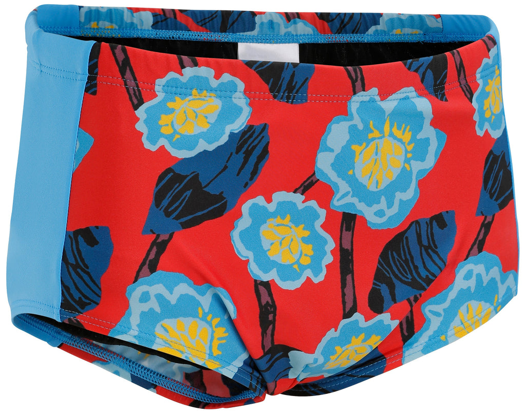 Boy’s Swim Trunks – Floral Blue