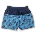 Boy's Jellyfish Board Swim Shorts - Navy/blue *