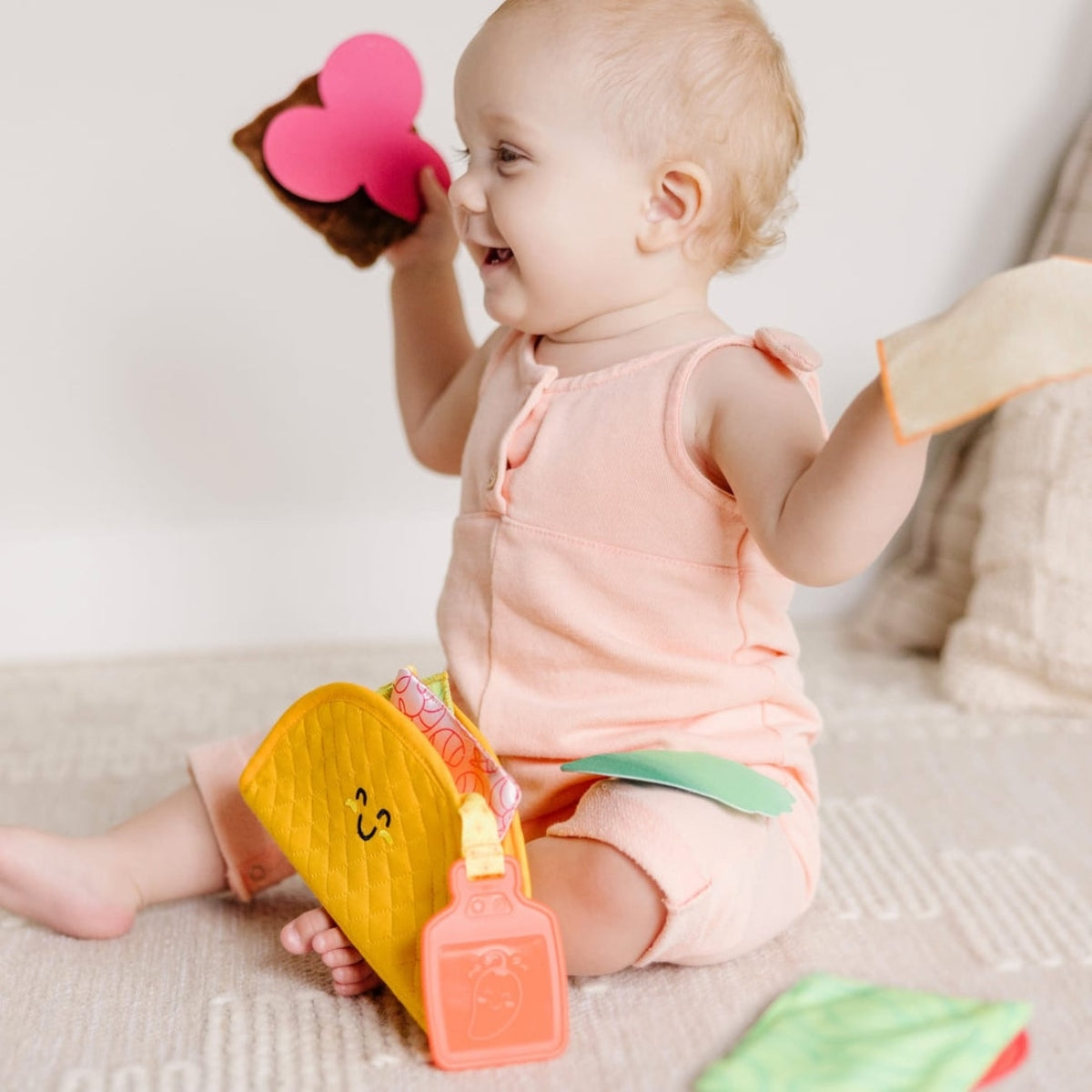 Melissa & Doug Touch & Feel Taco Soft Toy, 6 months+