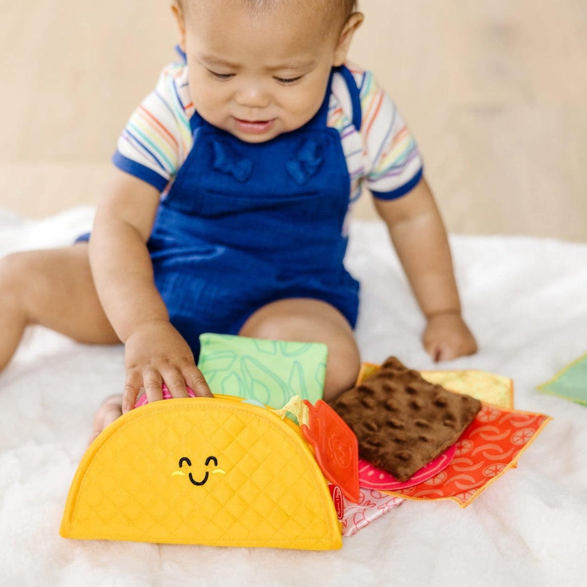 Melissa & Doug Touch & Feel Taco Soft Toy, 6 months+