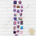 pre made 1m uv dtf hunter gang sheet vol 2