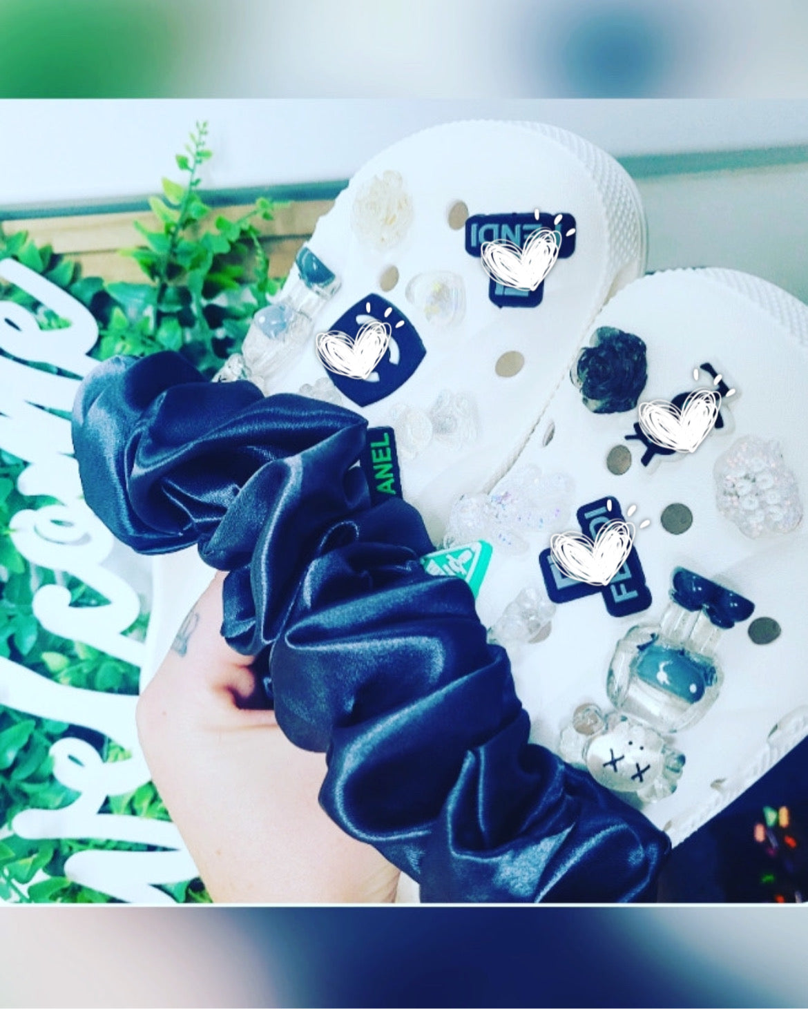 Croc strap scrunchies Baby/childrens