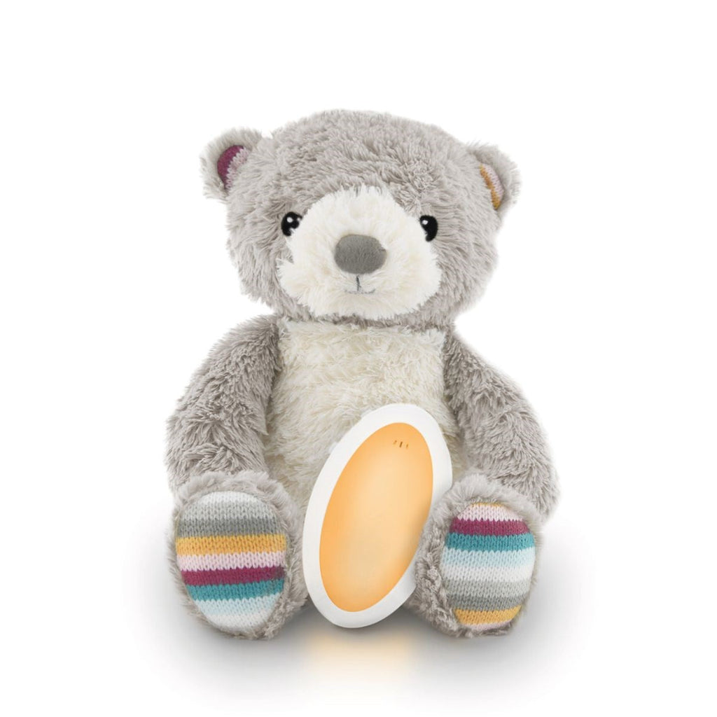 ZAZU Bruno the Bear, Baby Sleep Shusher with Light, Sound, and Voice Recording