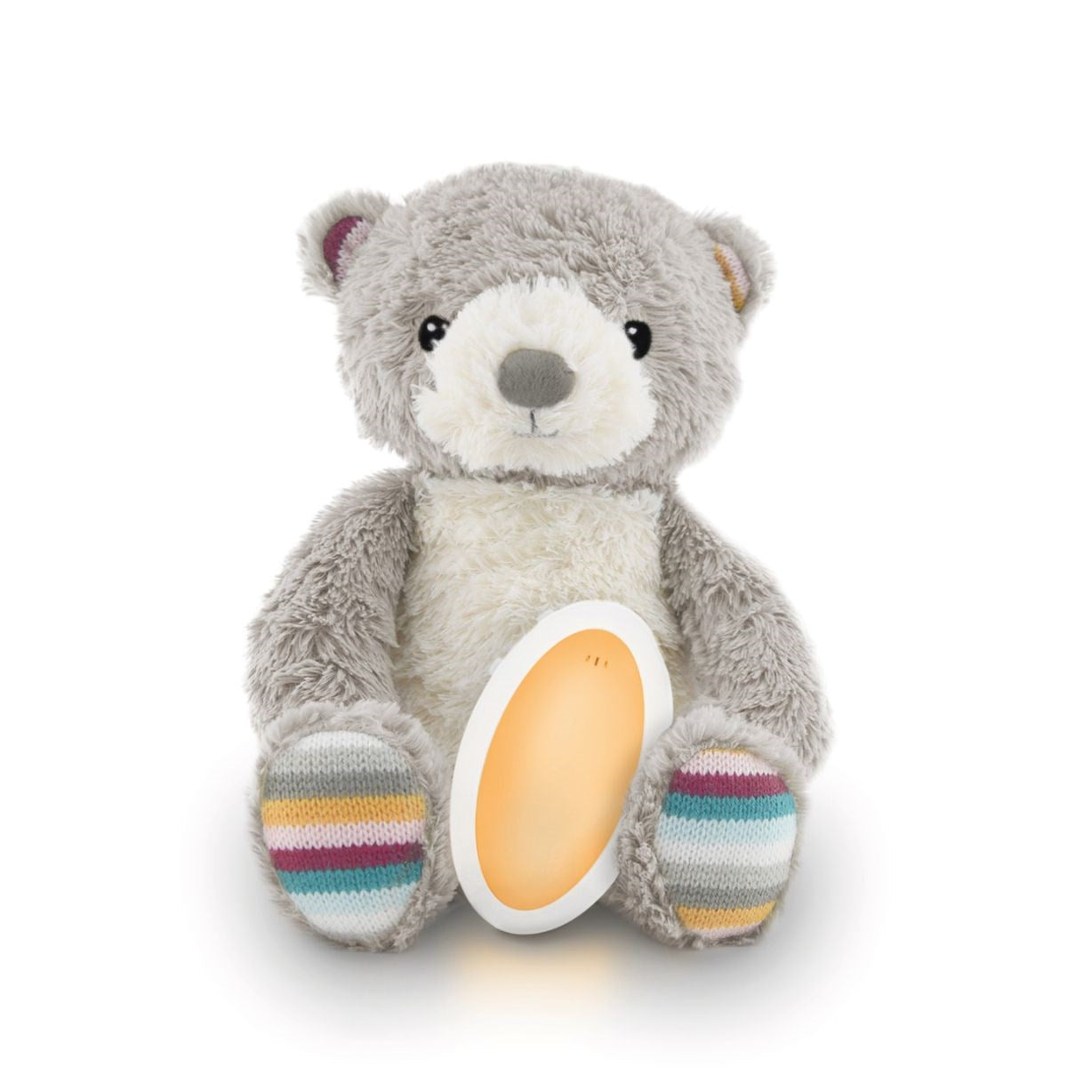 ZAZU Bruno the Bear, Baby Sleep Shusher with Light, Sound, and Voice Recording