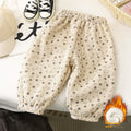 Children's Fleece-lined Warm Thickened Sweatpants