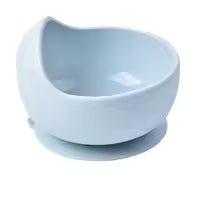 Food Grade Silicone Baby Feeding Bowl Set with Suction Base & Spoon