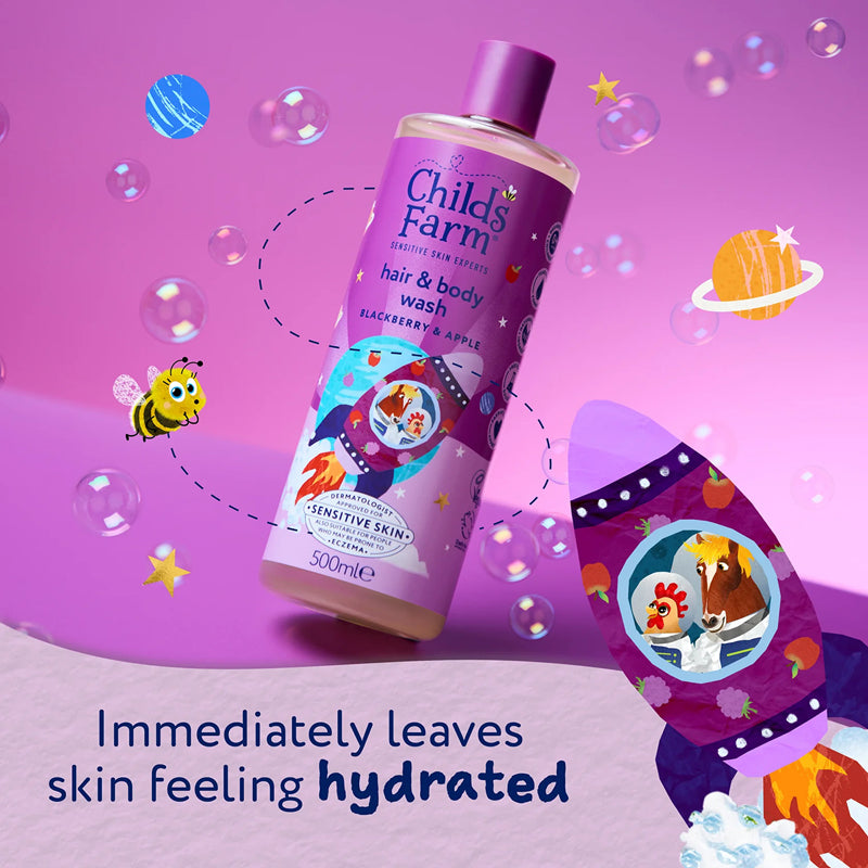 Child's Farm Hair & Bodywash Blackberry & Apple 500ml