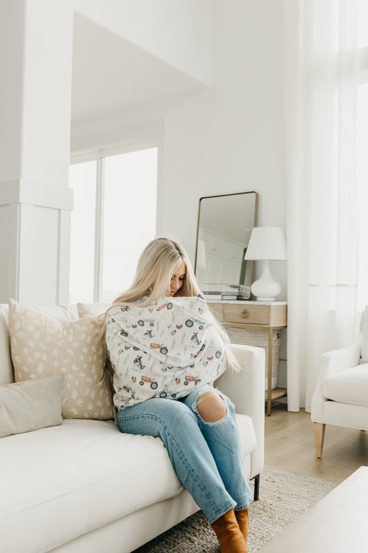 Copper Pearl Nursing & Car Seat Cover Jo