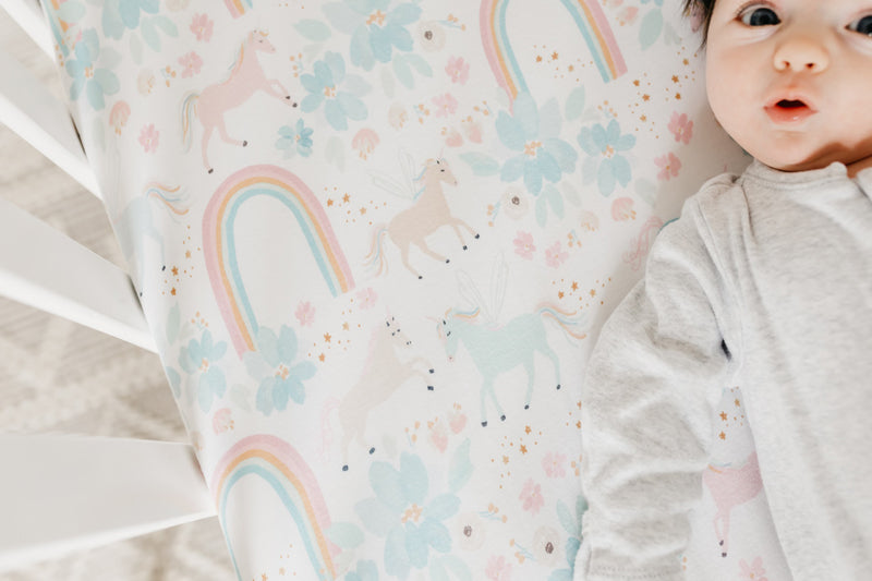Copper Pearl Premium Elasticised Cot Sheet Whimsy