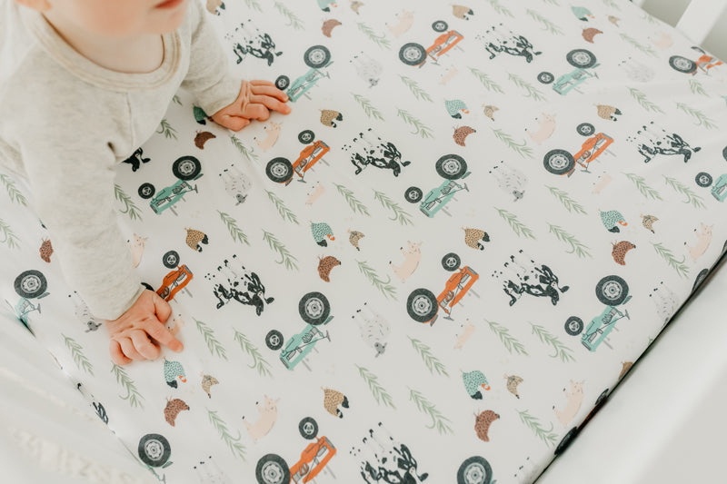 Copper Pearl Premium Elasticised Cot Sheet Jo