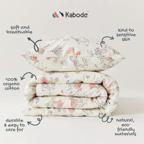 Kabode - Organic Single Bed Bedding Set - Boho