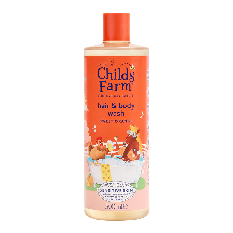 Child's Farm Hair & Bodywash Sweet Orange 500ml