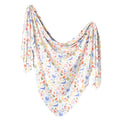 Copper Pearl Knitted Swaddle Blanket Nautical