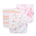 Copper Pearl Premium Burp Cloths Enchanted 3Pk