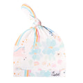 Copper Pearl Top Knot Hat Whimsy 0-4m