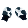 Cow Print Baby Mittens