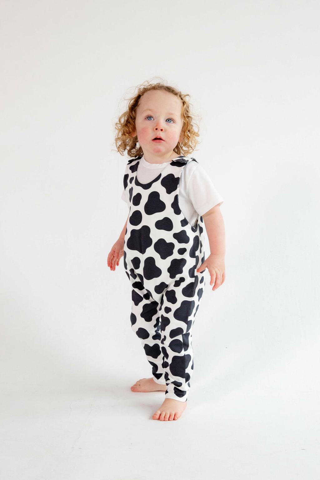 Cow Print Animal Romper