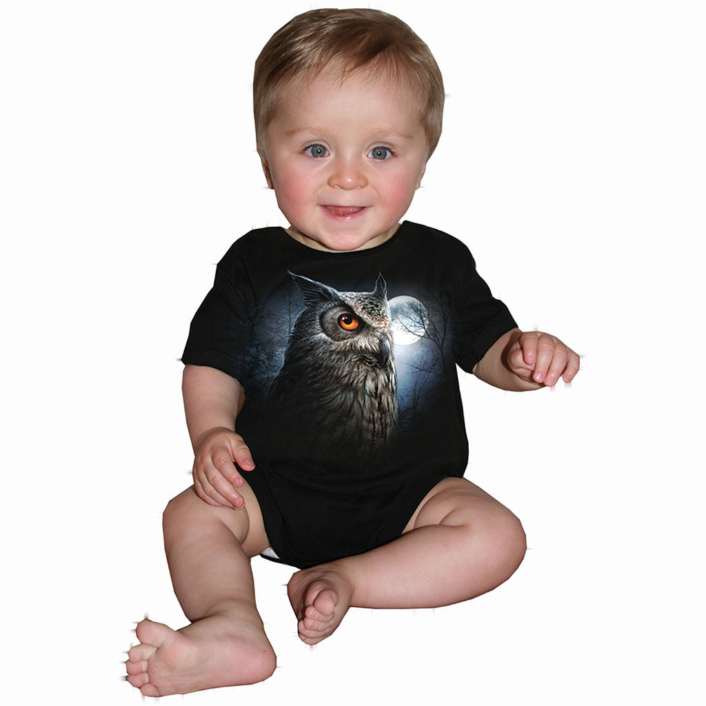 NIGHT WISE - Baby Sleepsuit Black
