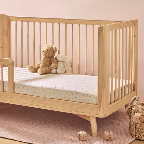 Kabode - Organic Cot Bed Fitted Sheet - Starscape