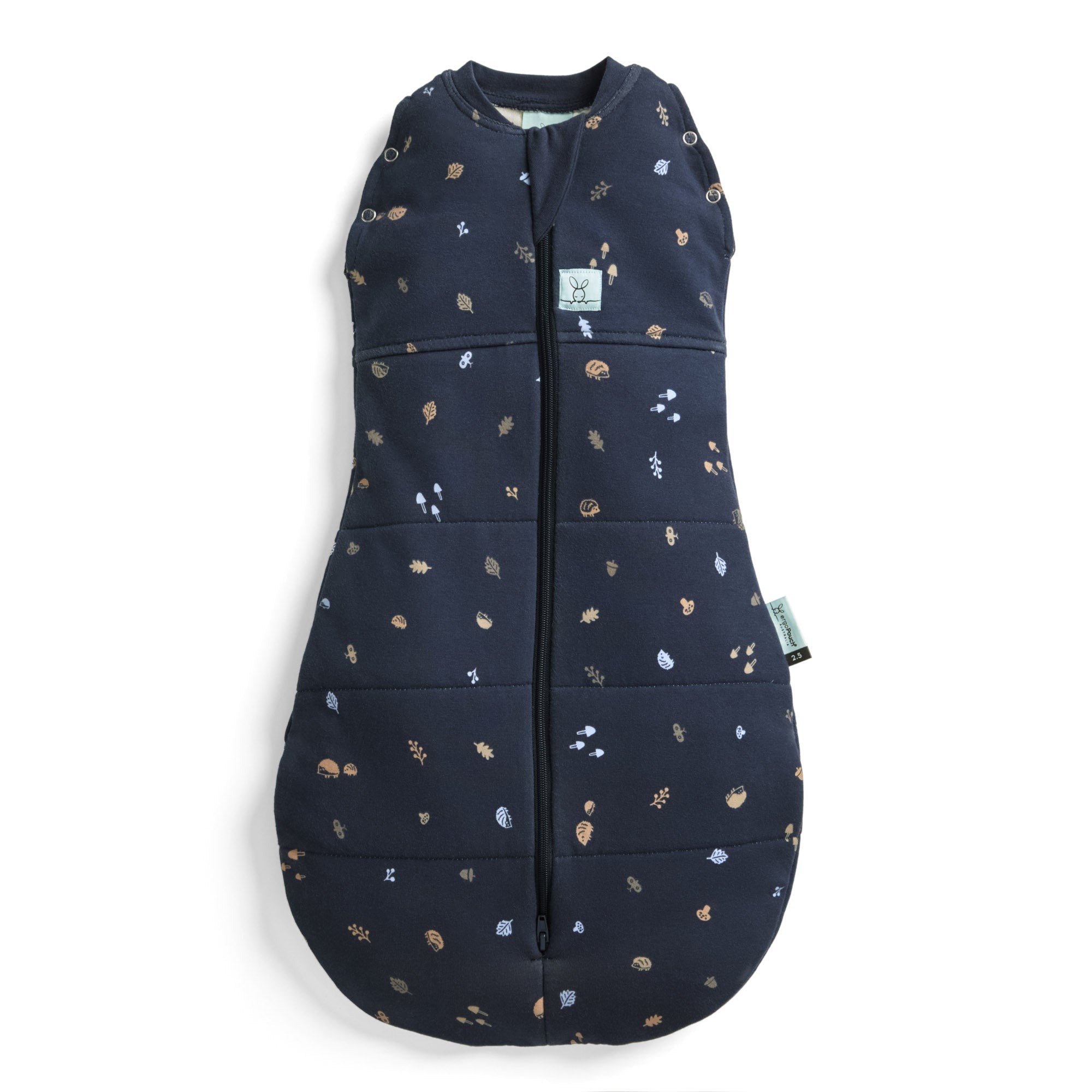 ergoPouch - Organic Winter Cocoon Swaddle Sleeping Bag - Hedgehog 2.5 TOG 3-6m