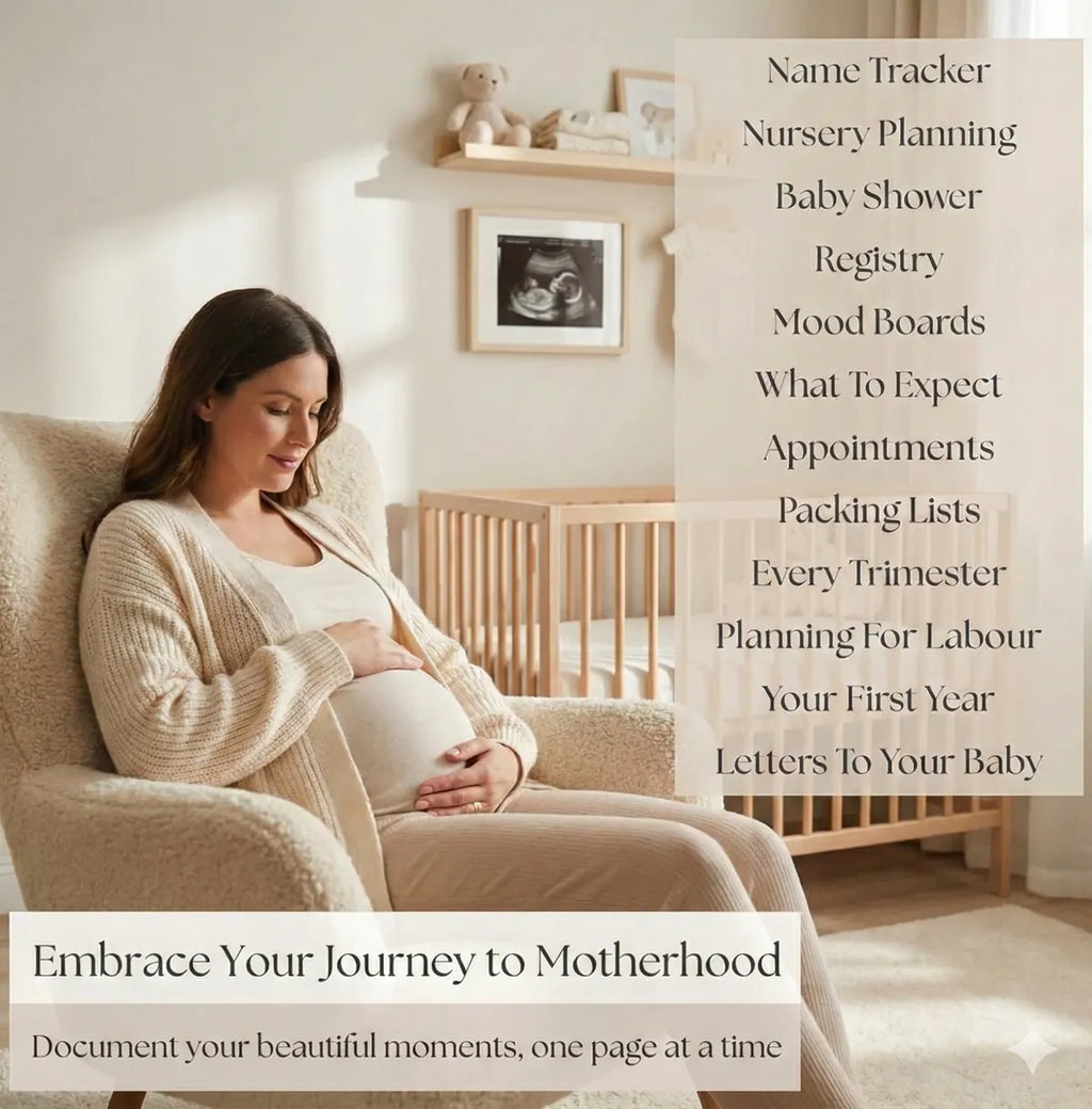 Pregnancy Memory Book - Journal for First Time Moms