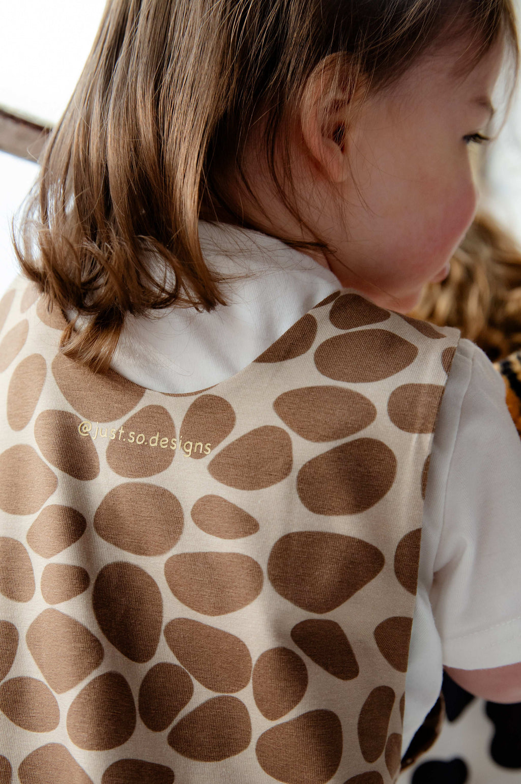 Giraffe Print Animal Romper