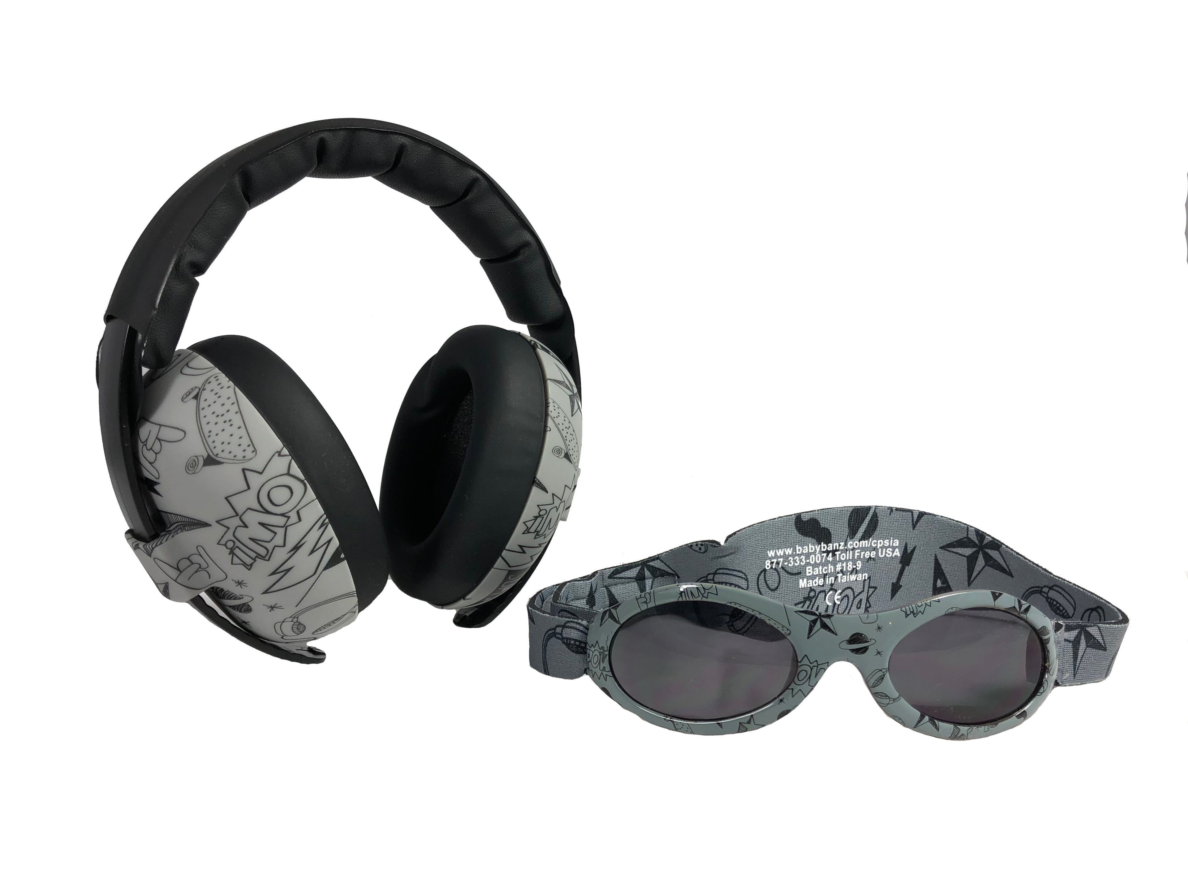 Baby Earmuffs & Sunglasses Combo