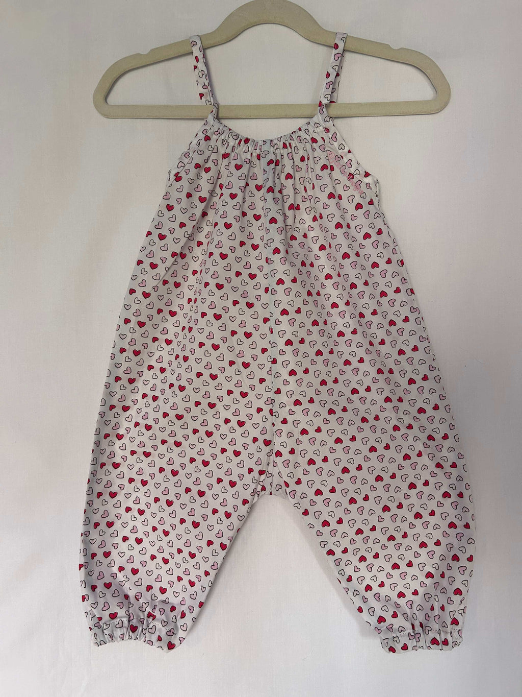 Hearts Cotton Romper